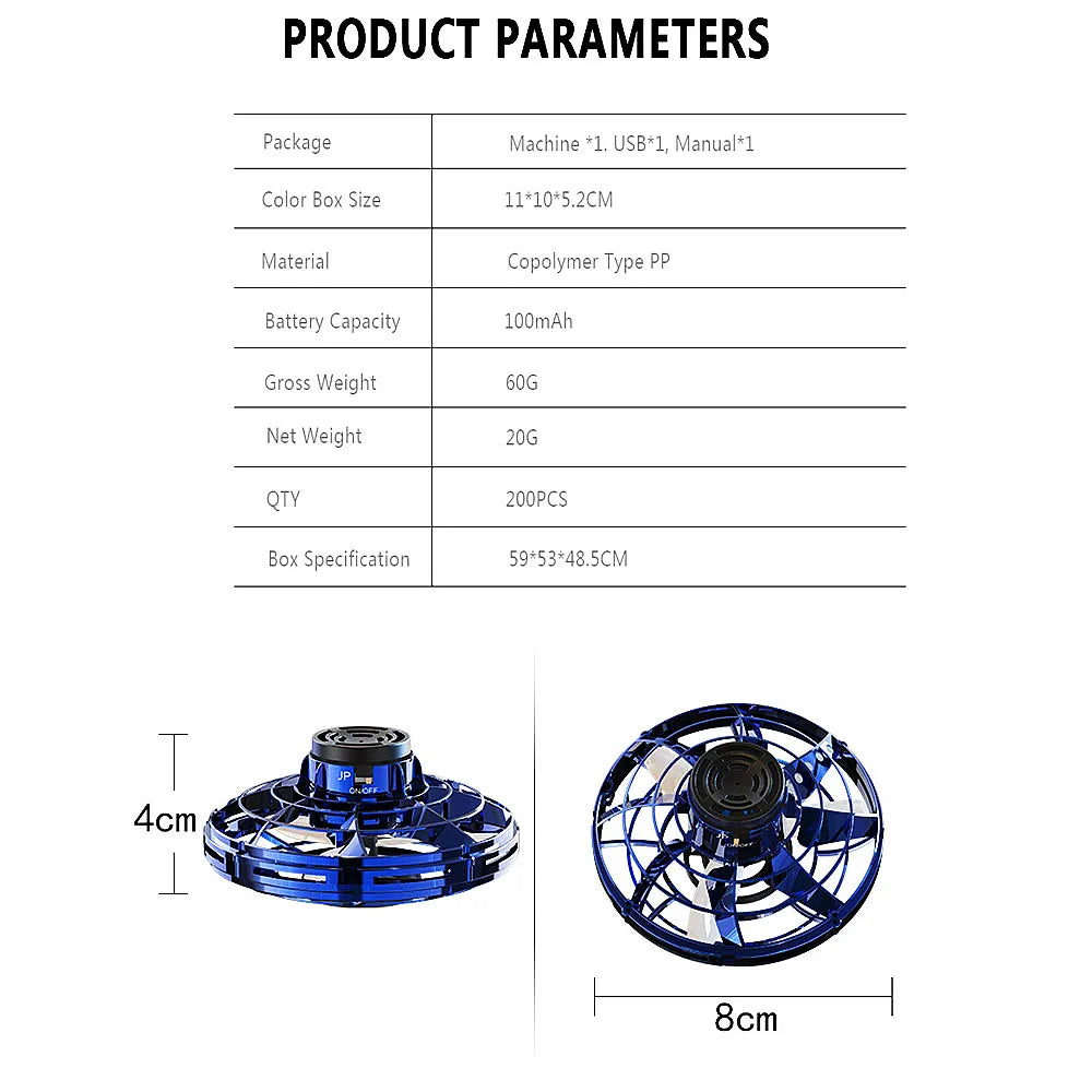Spinner Volador Boomerang UFO
